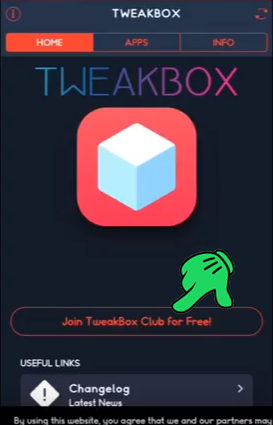 Tap on Join Tewakbox Club For Free