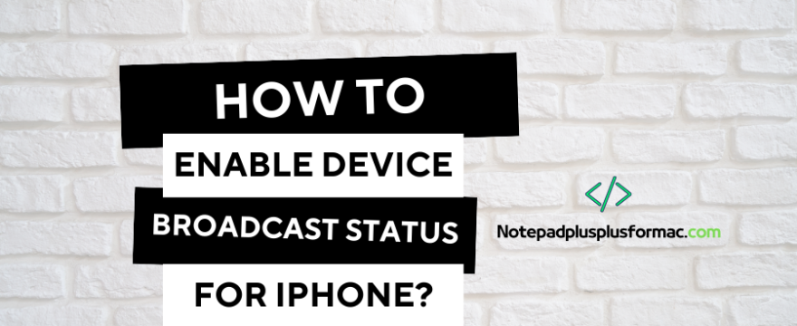 How to Enable Device Broadcast Status on Spotify for iPhone?